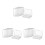 60Stk Mini Perlen Aufbewahrungsbox PP Transparent Hartschale 10