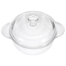 Glassuppe Topf Hitzebeständiges Glasnudel Gefäß Schmortopf Heimbedarf