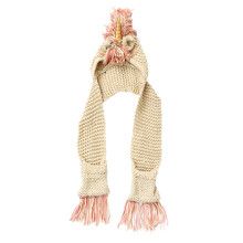 1St Gouden Knitted Kinder Unicornen Met Sjaal Warm & Elastisch