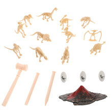 19 Pièces Squelettes De Dinosaures Modèles Enfants Jouets Archéo