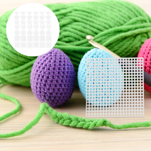 70pcs Plastic Canvas Cross Stitch Mesh Sheets For Embroidery 1