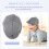Rabbit Hat Beret Grijze Katoen 1 Set 8