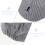 Rabbit Hat Beret Grijze Katoen 1 Set 10