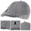 Rabbit Hat Beret Grijze Katoen 1 Set 3