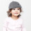 Rabbit Hat Beret Grijze Katoen 1 Set 6