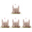4 Set Puzzle Edifici Famosi 3D Torre Architettonico 4