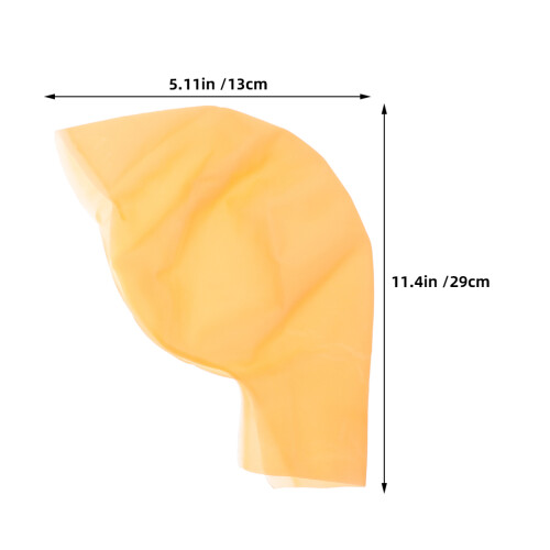 Khaki Latex Bald Cap Cosplay Accessoire Pasvorm 2