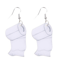 3Paare Damen Ohrschmuck Weiße Party Dangler Ohrringe Elegant