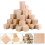 50 Pezzi Cubi Legno Per Bambini Puzzle E Lavoretti 4