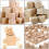 50 Pezzi Cubi Legno Per Bambini Puzzle E Lavoretti 9