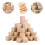 50 Pezzi Cubi Legno Per Bambini Puzzle E Lavoretti 6