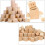 50 Pezzi Cubi Legno Per Bambini Puzzle E Lavoretti 7