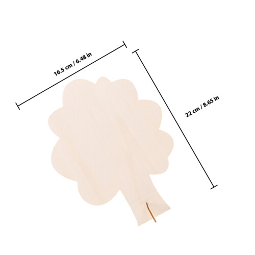 12 Holzbaum Für Basteln Und 1