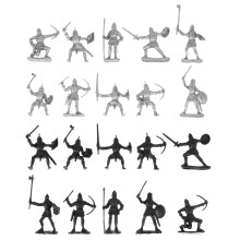 28 Pcs Brinquedo Soldado Plástico Para Crianças