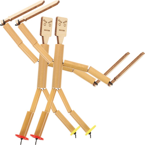 2 Sets Marionet Speelgoed Diy Desktop Kinder 2