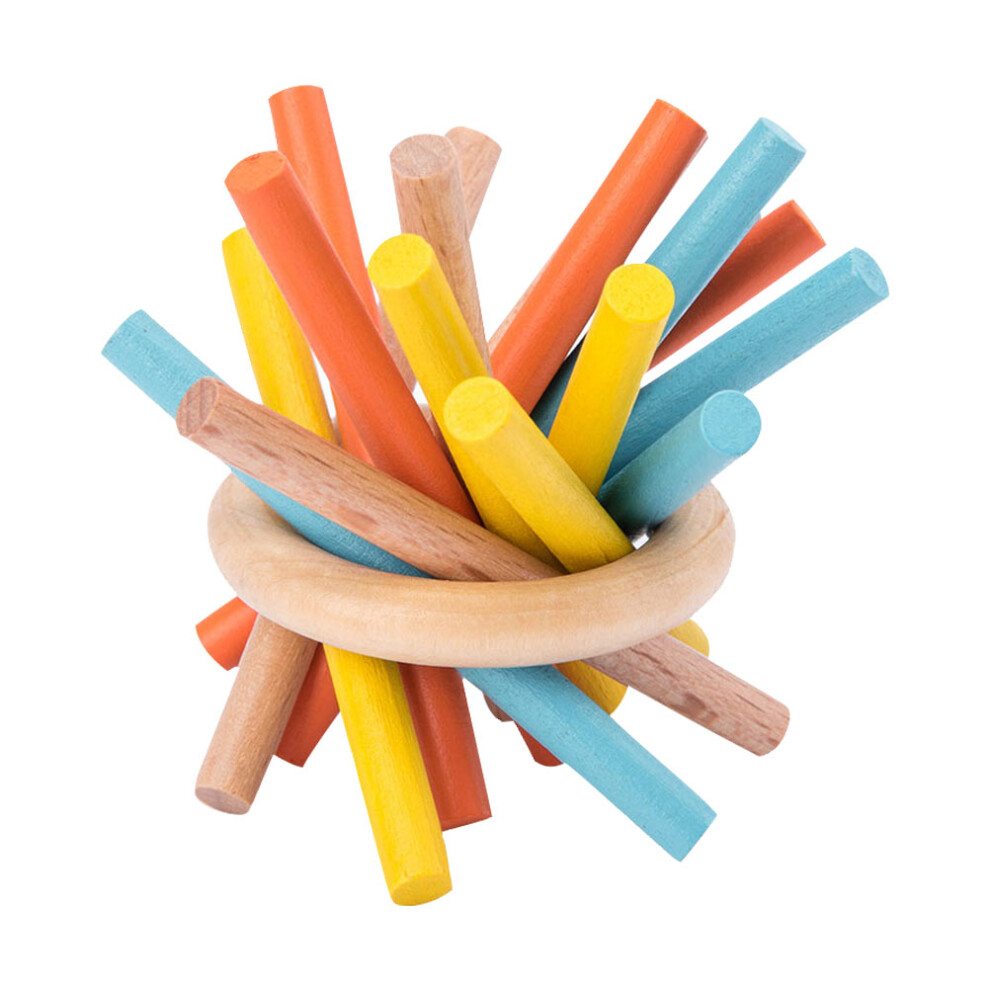 2Zest Drewniane Kolorowe Patyczki Do Rozwoju Manualnego I Liczenia-image