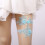 Bride Accessoires Ring Bloemendecor Lichtblauw 10