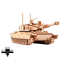 3 Sztuki Puzzle 3D Z Układanka Dla Dzieci Czołg