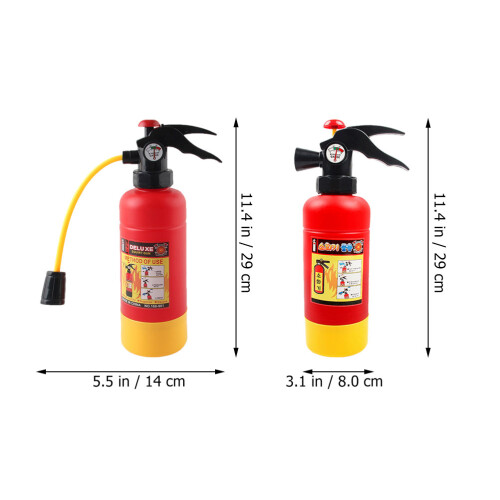 2 Unidades Brinquedo Extintor Incêndio Jato 1