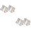 6Paires Coton Multicolores Usage 6