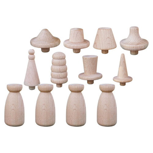 2 Conjuntos De Bonecas De Natural Para Pintura 1