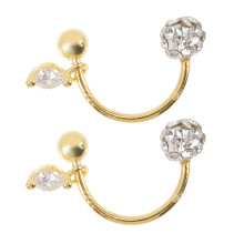 4Paare Ohrstecker Gold Damen Ohrschmuck Für