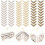 60pcs Pocket Corner Protector Jewelry Box Metal Notebook 6