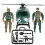 Ensemble Mini Hélicoptère Et Soldat Militaire Jouet De 1