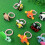 12 Pezzi Animali In Resina Con Occhi Per 10