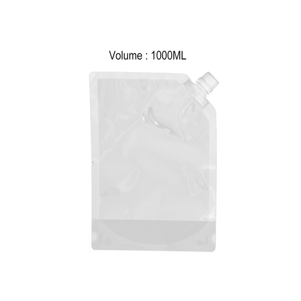 Borsa Trasparente Autoportante 1L In Riutilizzabile Con Imbuto