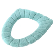 Tessuto in fibra elasticizzato e lavabile, copriwater aderente ad alta elasticità con materiale a maglia morbido e caldo, design avvolgente completo