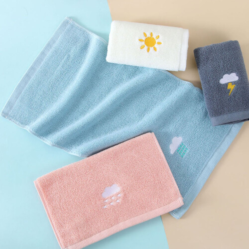 3Pièces Serviettes Bébé Colorées 2