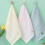 3Pièces Serviettes Bébé Colorées 5