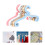 25 Mini Ganci Eleganti Per 7