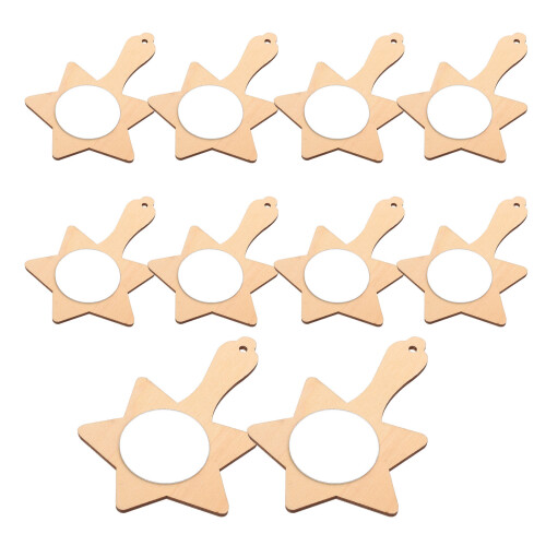 70 Pezzi Specchio Legno Fai Da Te Per Trucco Portatile 1