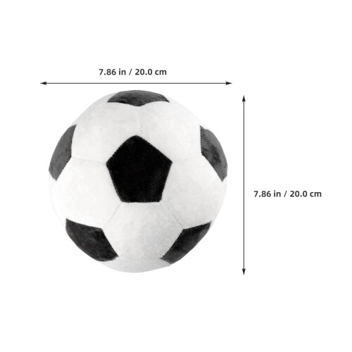 2 Cuscino Pallone Da Calcio In Peluche E Casa 1