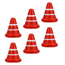 24 Peças Miniaturas De Cone De Plástico Para Crianças