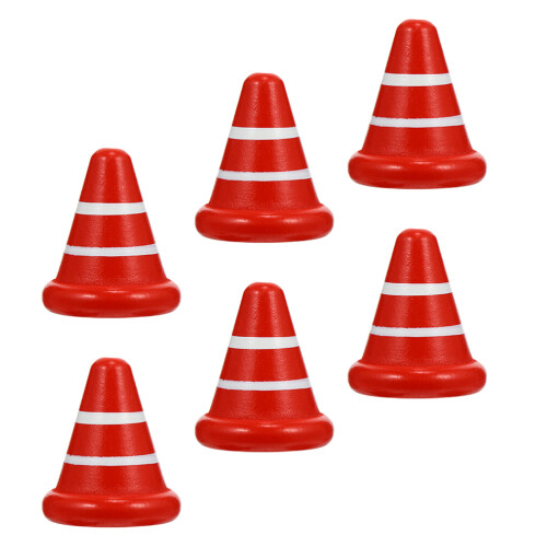 24 Peças Miniaturas De Cone De Plástico Para Crianças