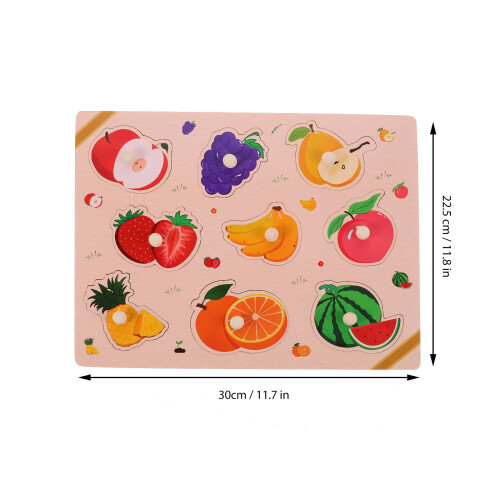 Set Puzzle A Tema Frutta Educativi Per Bambini 2