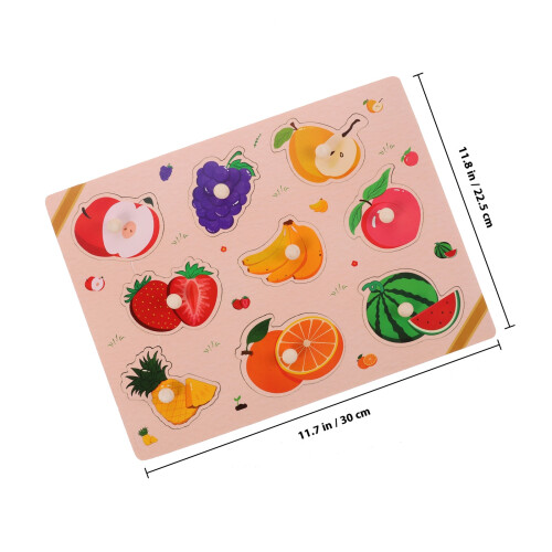 Set Puzzle A Tema Frutta Educativi Per Bambini 1