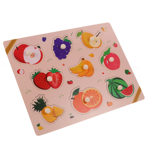 4 Zestawy Puzzle Owocowe Dla Dzieci Edukacyjna
