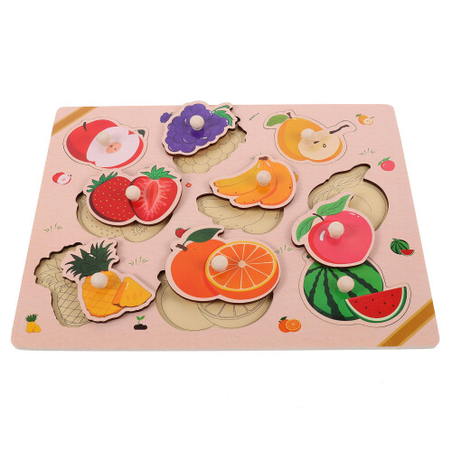 4 Zestawy Puzzle Owocowe Dla Dzieci Edukacyjna 2