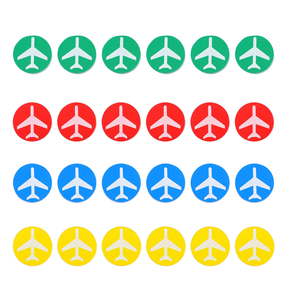 24 Sztuki Kolorowe Pionki Do SzachóW Lotniczych-image