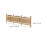 10 Pezzi Recinzione Legno 1:50 Per Case E 3