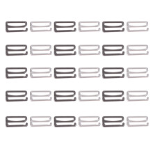90Stk Strap- -Verschlüsse Unterwäsche Farbmix