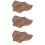3 Pezzi Modello Meteorite Specimen Didattico Per Aula E Tavolo 10