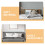 Corner Gap Filler 2pcs 79x2x1in 6