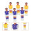 6 Bastoncino Calcio Balilla In Tavolo 3