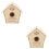 2Pcs Casa Para Pássaros De Para E Pintar 8