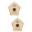2Pcs Casa Para Pássaros De Para E Pintar 9